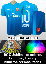 Uniformes para futbol totalmente sublimados - diseños de campo